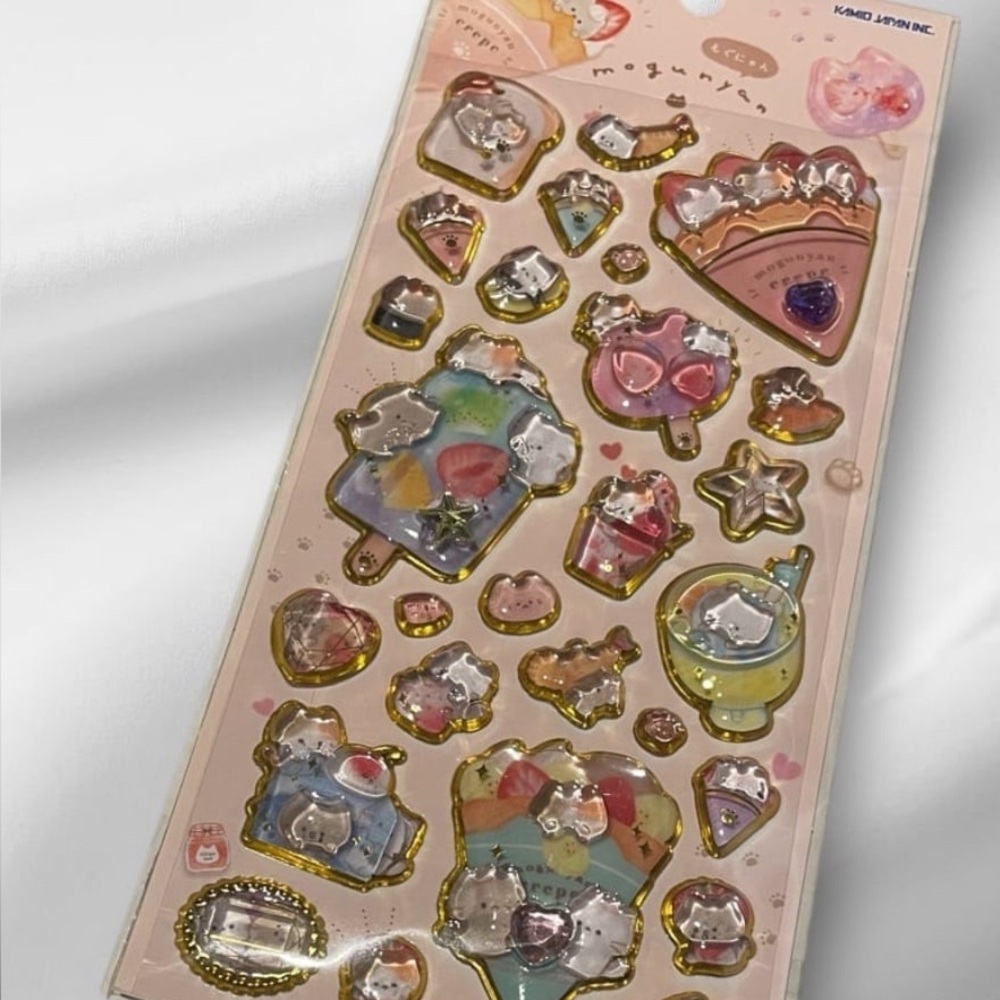 Cute Kawaii Kamio Jewel Drop Sticker Sheet